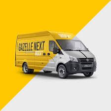 Gazelle Next Psd Mockup For Commercial Vehicle Advertising Free Mockup Mockup Psd Mockup