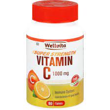 Restores balance to the body and reduces the need for diabetes medications Wellvita 1000mg Vitamin C Tablets 60 Tablets Clicks