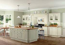 Cream Kitchen Cabinets What Color Walls Green Kitchen Cabinets Contemporary Kitchen Green Kitchen Walls