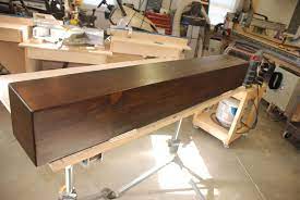 What is a fireplace mantle? Build A Rustic Faux Beam Mantel Or Shelf Youtube