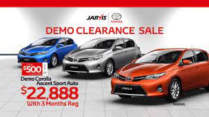 Edmunds has 535 new toyota tacomas for sale near you, including a 2021 tacoma sr pickup and a 2021 tacoma trd off road pickup ranging in price from $26,108 to $45,766. The Jarvis Toyota Demo Clearance Sale Is On Now Youtube