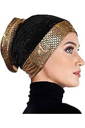 Venetian Turban Head Wrap Pretied Cap Easy Pull-On Women's Fashion  Volumizer Turbantes, Black, Small : Amazon.com.au: Clothing, Shoes &  Accessories