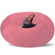 Features a printed bunny face, large fabric ears and a fluffy white tail at the back for fun flair. Giant Bean Bag Huge Bean Bag Chair Extra Large Bean Bag