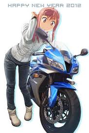 二次元 バイク 女の子 画像 イラスト 壁紙まとめ画像集 バイク女子 バイク萌え anime motorcycle bike drawing biker art