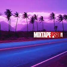 Purple Skyline Road Background Best Graphic Designs Mixtapepsds Background Mixtape Cover Skyline