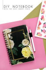 Diy Notebook Tutorial Heidi Swapp Cinch Consumer Crafts Diy Notebook Heidi Swapp Heidi Swapp Planner