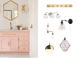 Add just some peculiar tiles, a shower curtain, green plants and accessories. Bathroom Vanity Lighting Decorist