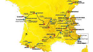 Route and stages slideshow 1/25 tadej pogacar won the 107th tour de france ahead of primoz roglic and richie porte. 2020 Tour De France Route Stage Profiles Previews Start Finish Times