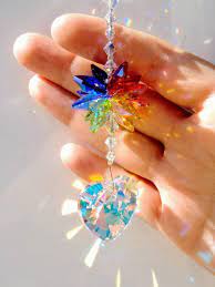 Swarovski Suncatcher Star Crystal Suncatcher Rainbow Maker Crystal Prism Window Light Catcher Swarovski Prism Maker Bff Gift Rainbow Crystal In 2021 Crystal Suncatchers Rainbow Maker Crystals