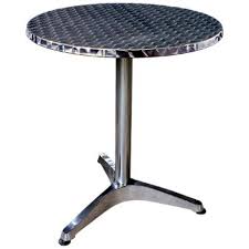 Table de bistro ronde carr e ou rectangulaire bistrot. Tables Bistrot Aluminium Rondes Ou Carrees