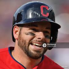 New York Yankees relief pitcher Jonathan Holder reacts as Cleveland Indians  catcher Kevin Plawecki after hitting a solo run home run during the sixth  inning of their game at Progressive Field. 62948246