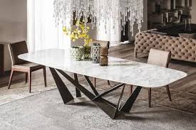 Cattelan Italia Skorpio Keramik Marmor Esstische Moderne Esszimmer Tische Esstisch Design