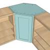 I built non traditionally sized cabinets for my pantry. 1