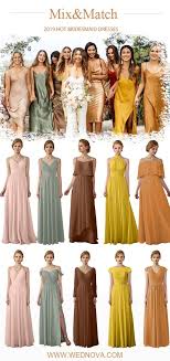 Mismatched Chiffon Long Bridesmaid Dresses Cheap Under 100 Wedding Weddings Weddingcolo Fall Bridesmaid Dresses Bronze Bridesmaid Dresses Bridesmaid Dresses