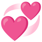 Revolving Hearts In 2021 Heart Emoji Emoji Heart