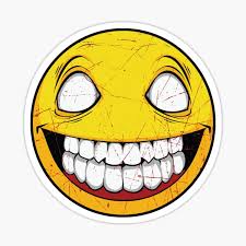 Nov 26, 2019 · a florida man has ended up in hospital after being punched in the face while allegedly trying to break into a suburban home. Evil Smile Stickers Redbubble