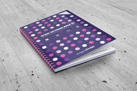 A4 Spiral Notebook Mockup Free Graphic Design Graphic Design Branding Mockup