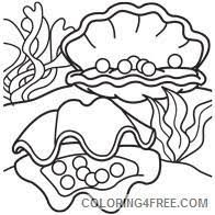 There are six more water birds. Oyster Coloring Pages Pearl Clam Drawing Oysters And Printable Coloring4free Coloring4free Com