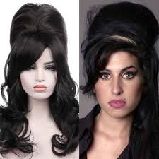 Black Stylish60's Retro look Beehive Hair full cap wig Arrives NEW Wigs &  Extensions