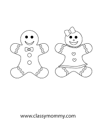 Color a wreath or design a gingerbread house with these online coloring sheets. Free Printable Gingerbread Coloring Pages Classy Mommy