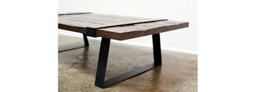 Designer coffee table made of tempered glass and mdf. Skyline Coffee Table