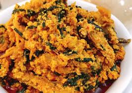 Egusi soup and eba is my winning meal any day. How To Cook Egusi Soup Frying Method With Ugu Leaf Health Post