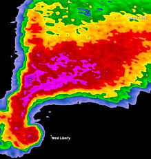 If you experience problems, you can use the regular versions of the tornado tracker and severe weather tracker maps. Massive Supercell Signature Hook Echo Clearly Seen Weather Storm Radar The Weather Channel