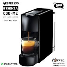 Nespresso Essenza Mini Coffeemachine C30 Me Matt Black Nespresso Nespresso Essenza Coffee Machine
