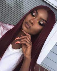 Nauteya Whyee Beautyrebellion Instagram Photos And Videos Burgundy Hair Maroon Hair Burgundy Hair Dye