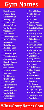 We did not find results for: 350 Gym Names And New Fitness Names For Gym Center 2021