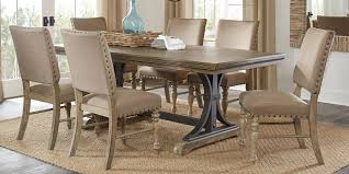 Sierra Vista Driftwood 5 Pc Rectangle Dining Set Rooms To Go