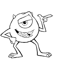 Maybe you would like to learn more about one of these? Mike Wazowski Coloring Pages Coloring Home