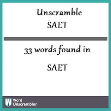 Check spelling or type a new query. Unscramble Saet Unscrambled 33 Words From Letters In Saet