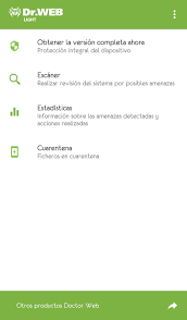 Sep 21, 2021 · the description of dr.web security space app about comprehensive protection from all types of threats for mobile devices running android os 4.4 — 11.0, and for tvs, media players and gaming consoles powered by android tv 5.0+. Anti Virus Dr Web Light 12 4 1 Descargar Para Android Apk Gratis