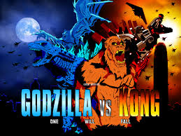 Научная фантастика, фильм ужасов, боевик. Godzilla Vs Kong Poster Concept Art Etsy In 2021 King Kong Vs Godzilla Kong Godzilla Godzilla Vs