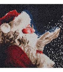 Diamond Art 12" x 12" Full Drill Holiday Santa Painting Kit