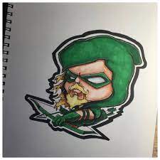 Thalo Halo Green Arrow #greenarrow #jla #justiceleague #dccomics #chibi. thalo halo green arrow