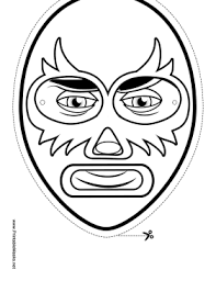 Find & download free graphic resources for luchador mask. Printable Elaborate Wrestler Mask To Color Mask