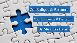 Penolong kanan pendaftar in english. Court Etiquette Decorum By Sheen Yee Lee