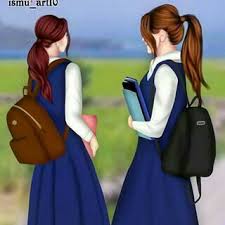 Pin By Tehsen Syed On Animated Drawings Girly Pictures Beautiful Girl Drawing Cute Couple Art