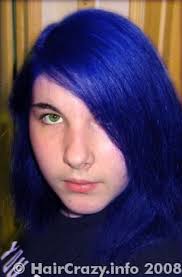 It starts out very dark blue which looks almost neon in sunlight and gradually fades out to a lilac shade. Buy Electric Blue Special Effects Hair Dye Electric Blue Hair Special Effects Hair Dye Hair Color Blue