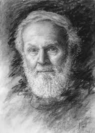 Portrait painting by Tess Barnes