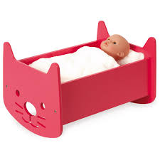 Berceau Pour Poupee 36 Cm Babycat Jeux Et Jouets Janod Jouets En Bois Poupee Jouet