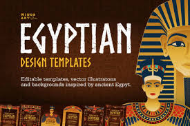 Newspaper history ( after effects template ) ★ ae templates. Antique Egyptian Design Templates In Flyer Templates On Yellow Images Creative Store