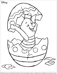 Includes images of baby animals, flowers, rain showers, and more. Cool Easter Disney Coloring Page Coloring Library