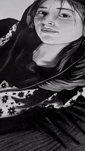 The Muse Behind Every Stroke 🤍✨️, Some stories are best told through art,  and this portrait is one of them. Every detail reflects inspiration that  words can’t capture. As I turn a new page