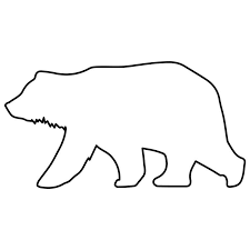 This lovely american black bear coloring page is one of my favorite. Fearless Black Bear Outline Bear Coloring Pages
