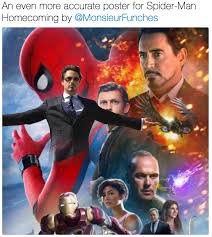 Homecoming begins after the events of the first avengers movie. The 15 Best Spider Man Homecoming Poster Parodies Memebase Funny Memes