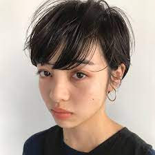 ナチュラル 前髪パーマ 前髪 ショート nanuk渋谷店 ナヌーク 高橋 忍 510702 hair 前髪パーマ ショート パーマ ショートヘア モデル