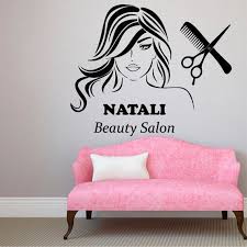 Cool & trendy hair salons names. Custom Name Wall Decals Beauty Hair Salon Decor Logo Lettering Etsy